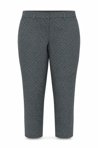 Womens UK Size 6 NEXT Slim Fit Cropped Multicoloured Trousers