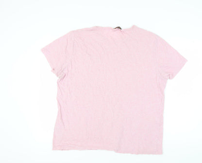 Mens UK Size 2XL Ben Sherman Pink  T-Shirt
