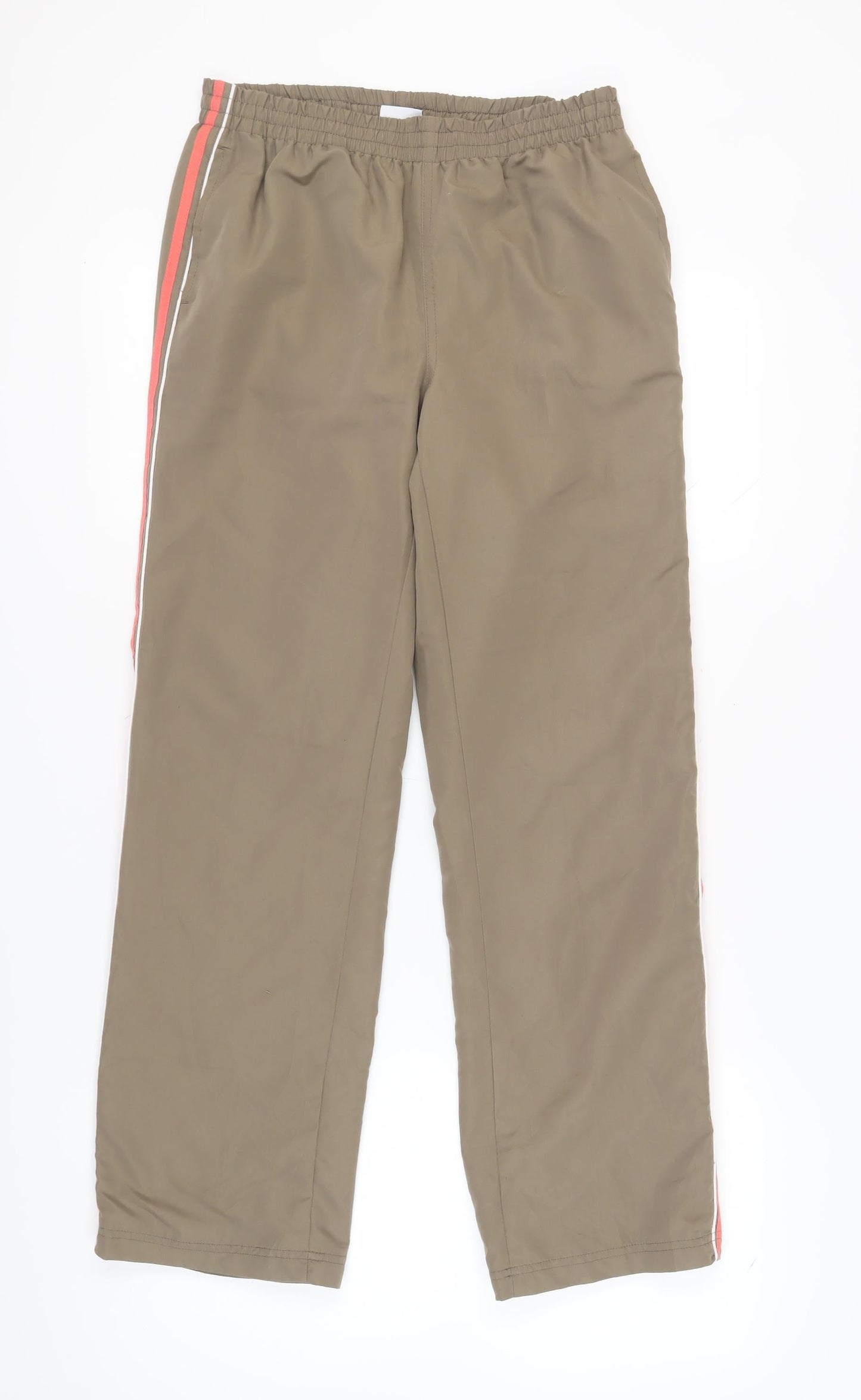 Kim Rogers Women's Brown Joggers - Size S, Elastic Waist