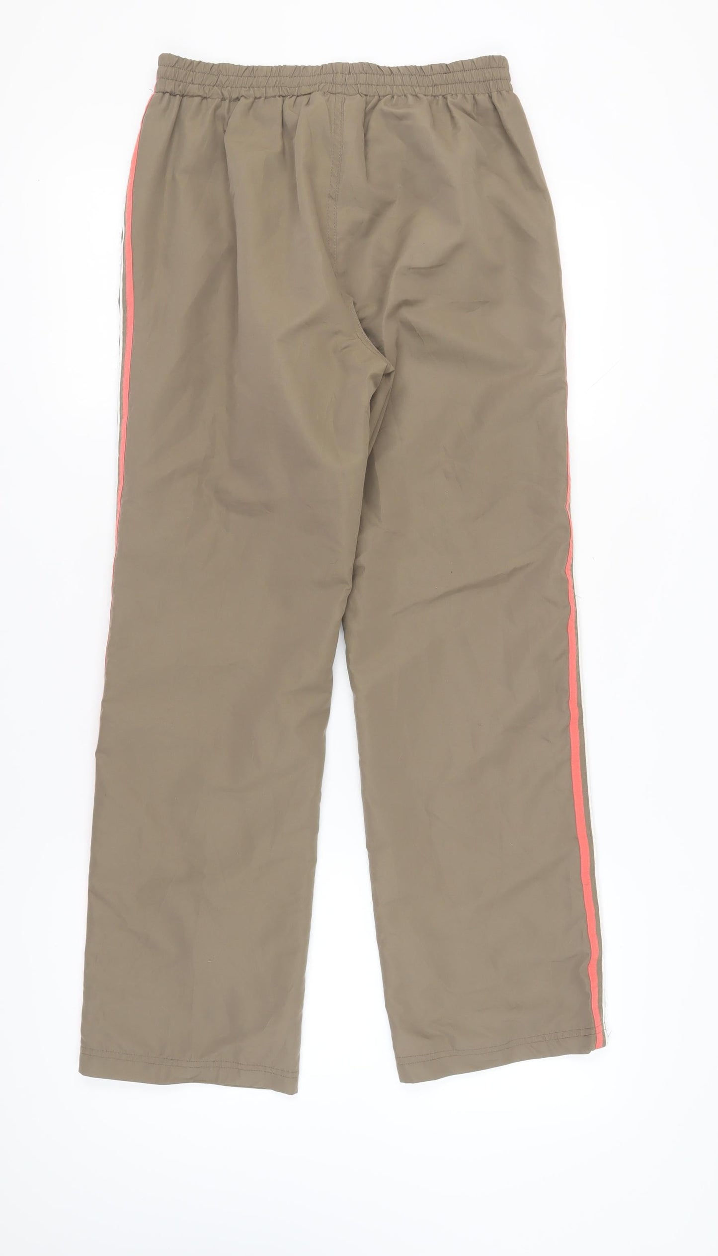 Kim Rogers Women's Brown Joggers - Size S, Elastic Waist
