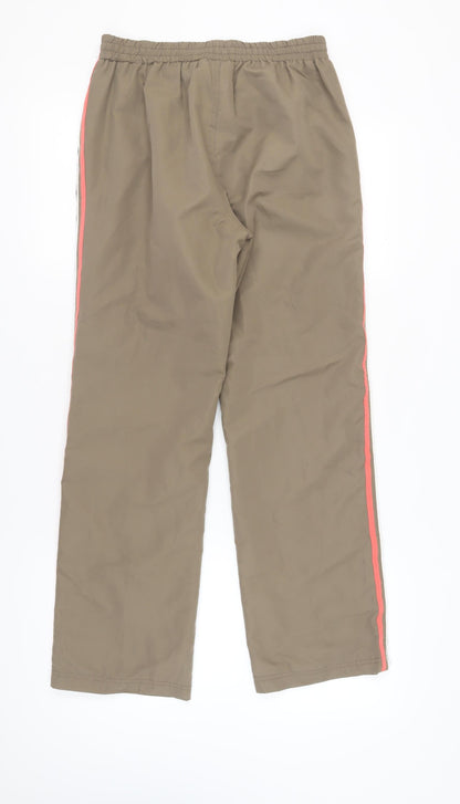 Kim Rogers Women's Brown Joggers - Size S, Elastic Waist