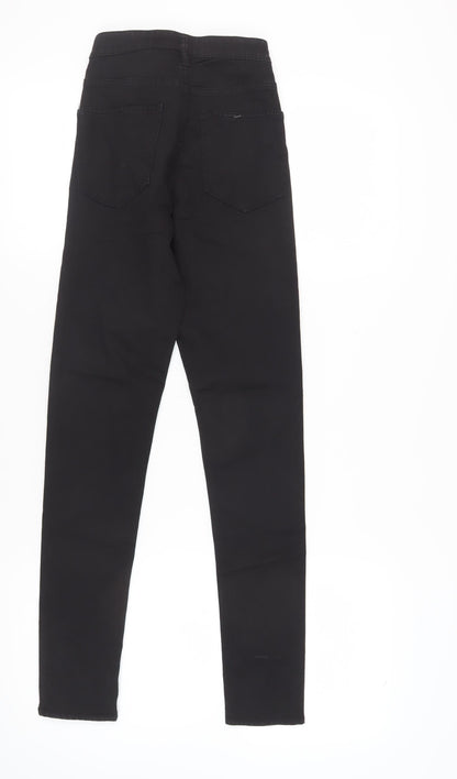 Womens UK Size 8 H&M Slim Fit Skinny Black Jeans