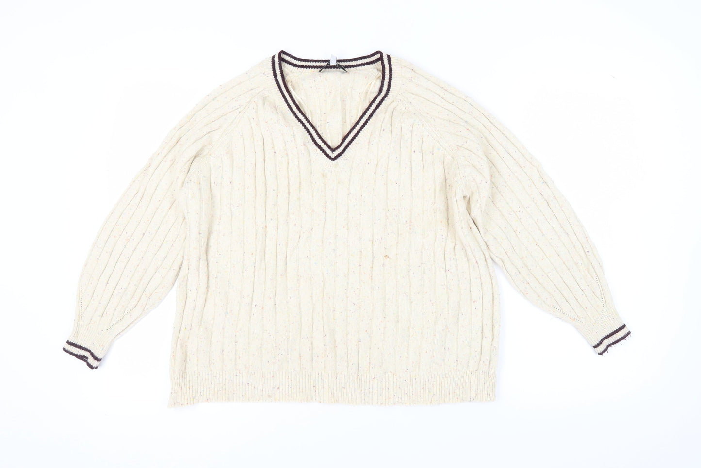 Womens UK Size L NEXT Ivory Pullover Jumper