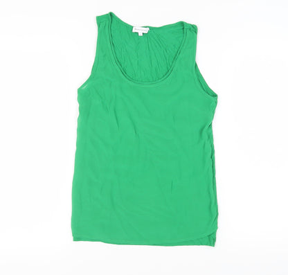 Womens UK Size 10 Warehouse Green Basic Tank