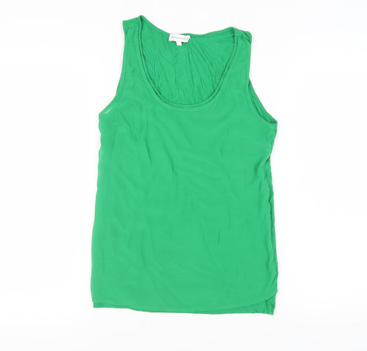 Womens UK Size 10 Warehouse Green Basic Tank