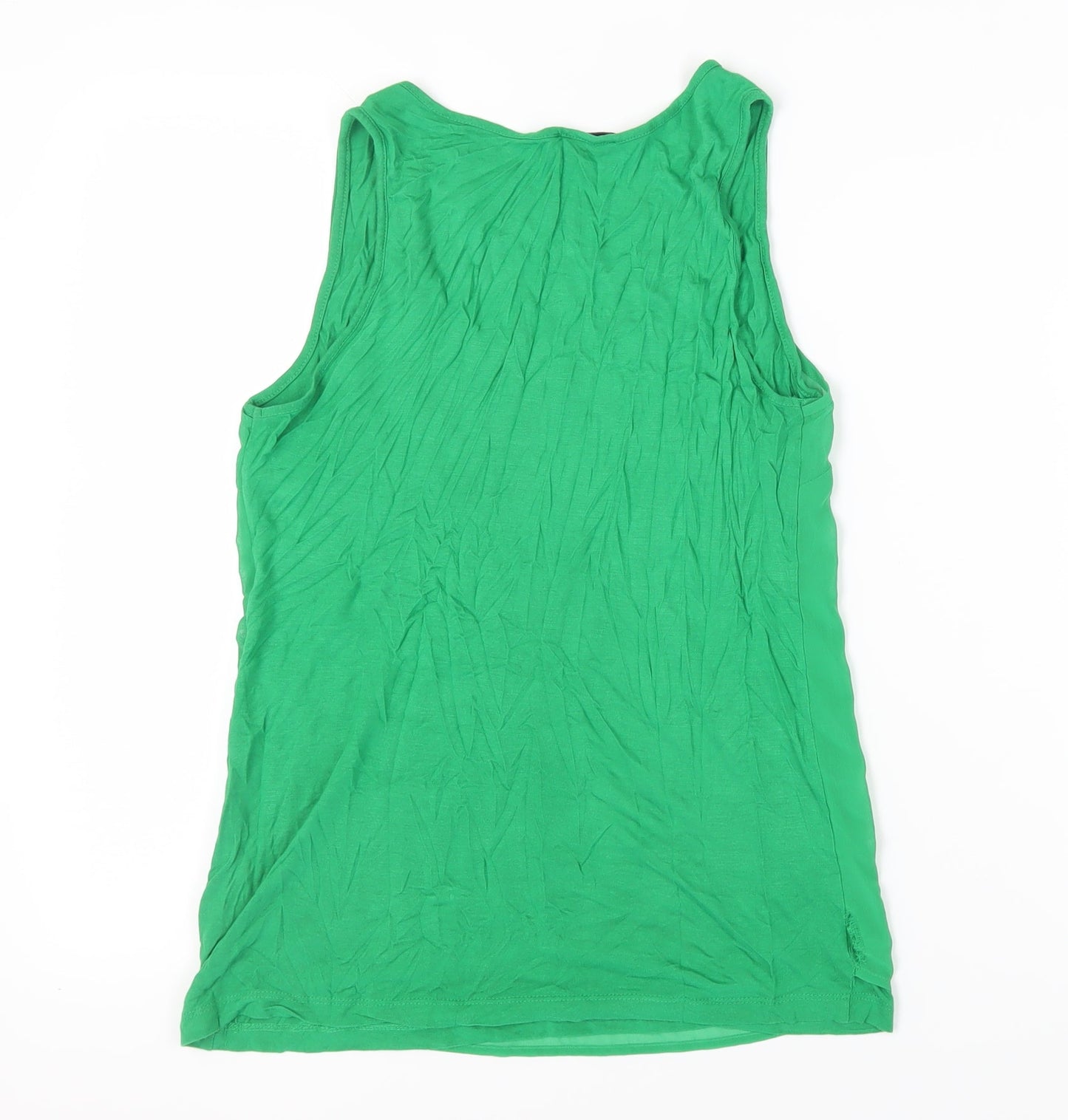 Womens UK Size 10 Warehouse Green Basic Tank