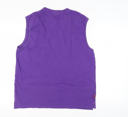 Slazenger Men's Purple Athletic Tank Top XL