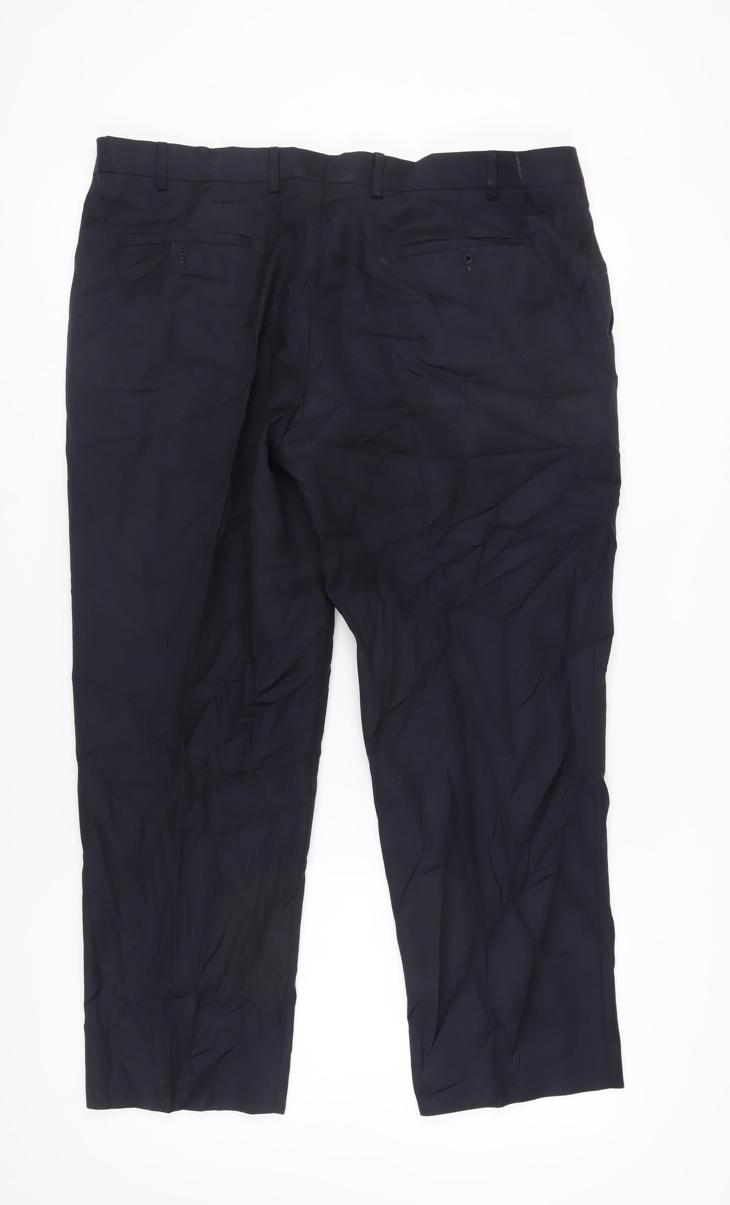 Samuel Windsor Men's Black Wool Trousers