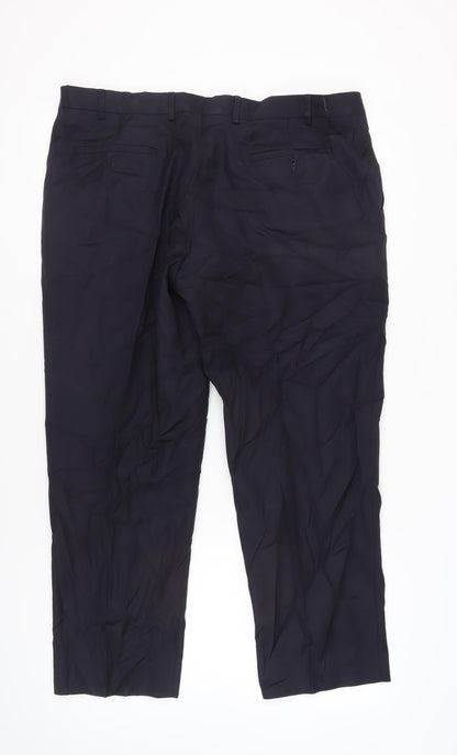 Samuel Windsor Men's Black Wool Trousers
