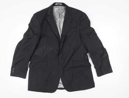 Mens UK Size 42 The Label Regular Black Suit Jacket