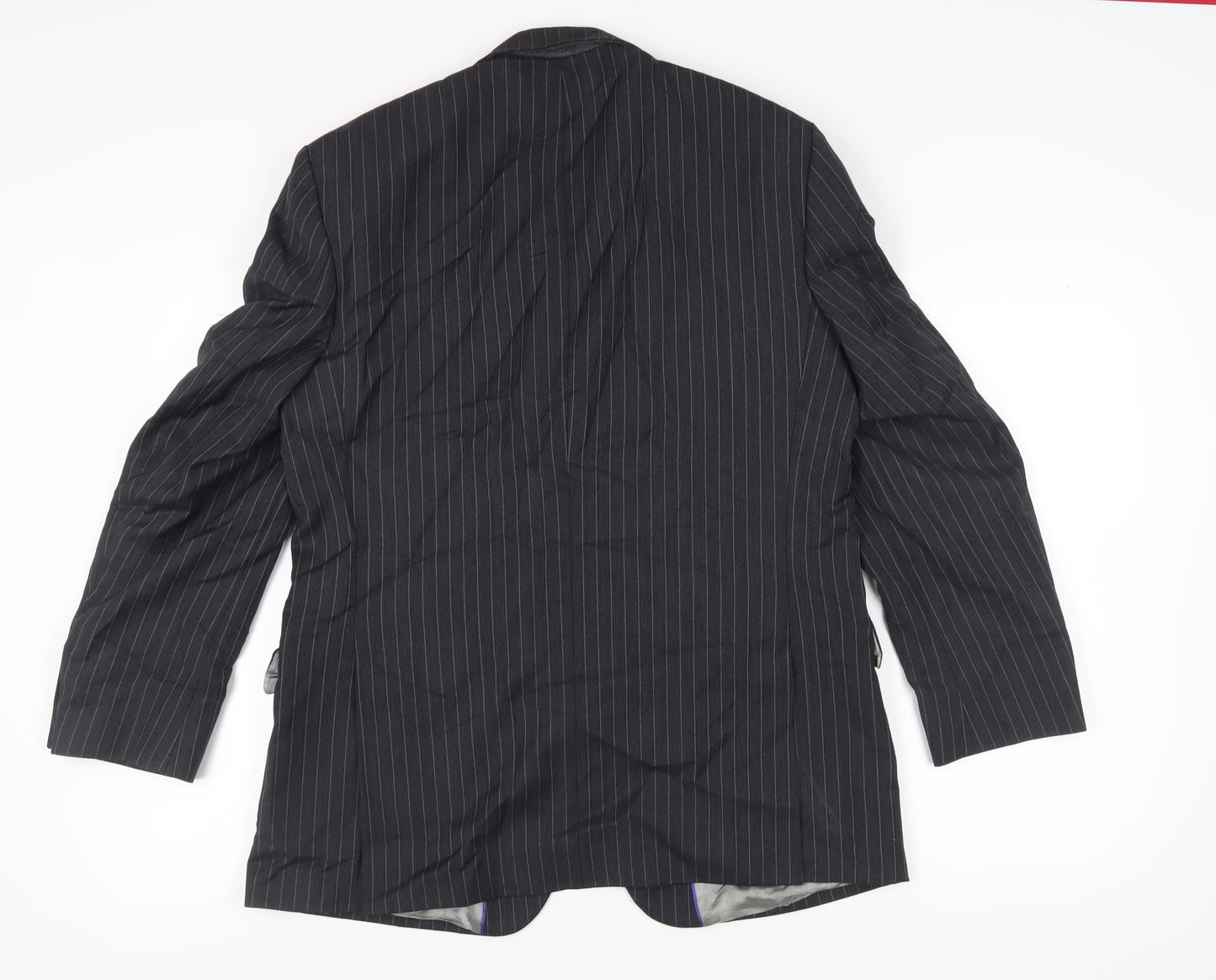 Mens UK Size 42 The Label Regular Black Suit Jacket
