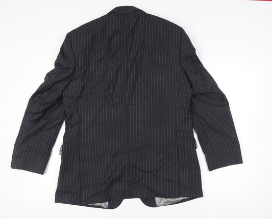 Mens UK Size 42 The Label Regular Black Suit Jacket