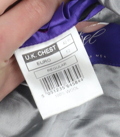 Mens UK Size 42 The Label Regular Black Suit Jacket