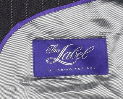 Mens UK Size 42 The Label Regular Black Suit Jacket
