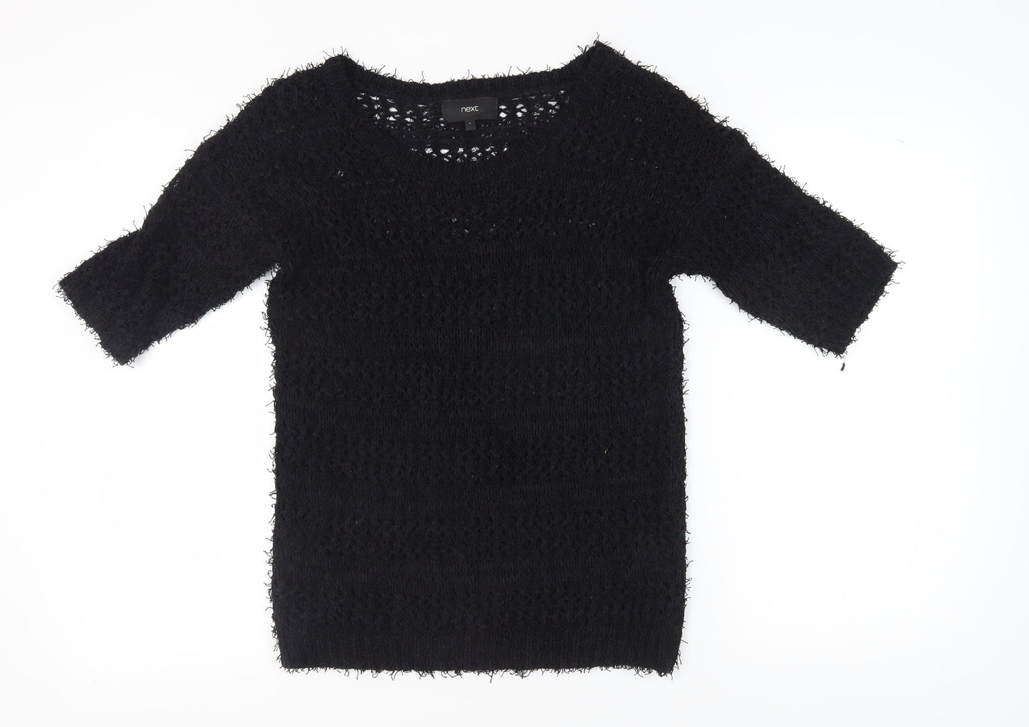 Womens UK Size S NEXT Black Pullover Jumper