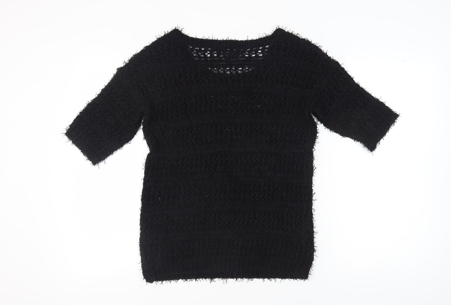 Womens UK Size S NEXT Black Pullover Jumper