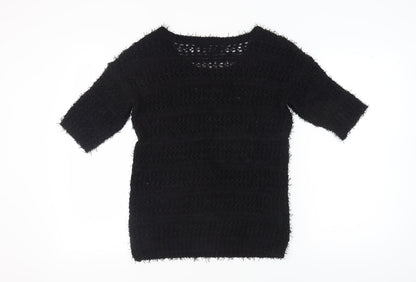 Womens UK Size S NEXT Black Pullover Jumper