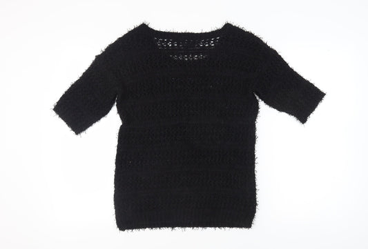 Womens UK Size S NEXT Black Pullover Jumper