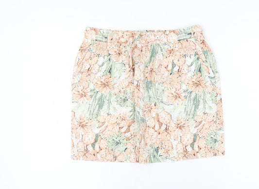 Esmara Women's Floral Skirt - Size 16, Cotton, Casual Wear