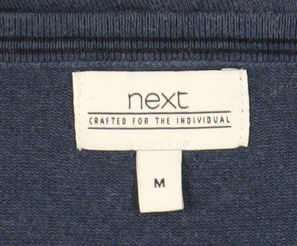 Next Men's Blue V-Neck Pullover Jumper, Size M