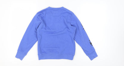 Champion Boys Blue Pullover Sweatshirt S Regular Fit