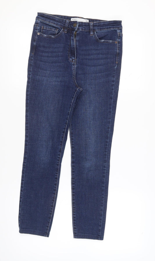 Next Women's Blue Skinny High-Rise Jeans Size 10