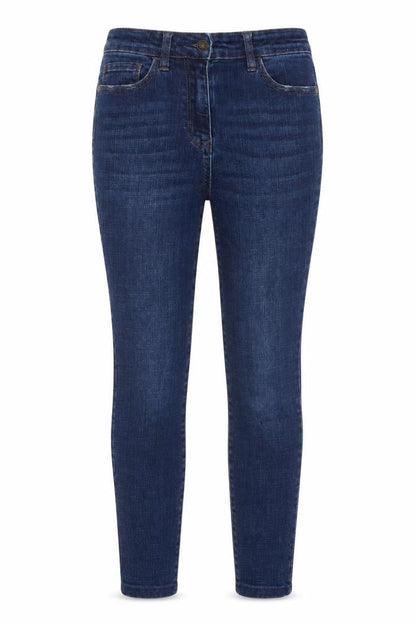 Womens UK Size 10 NEXT Regular Fit Skinny Blue Jeans