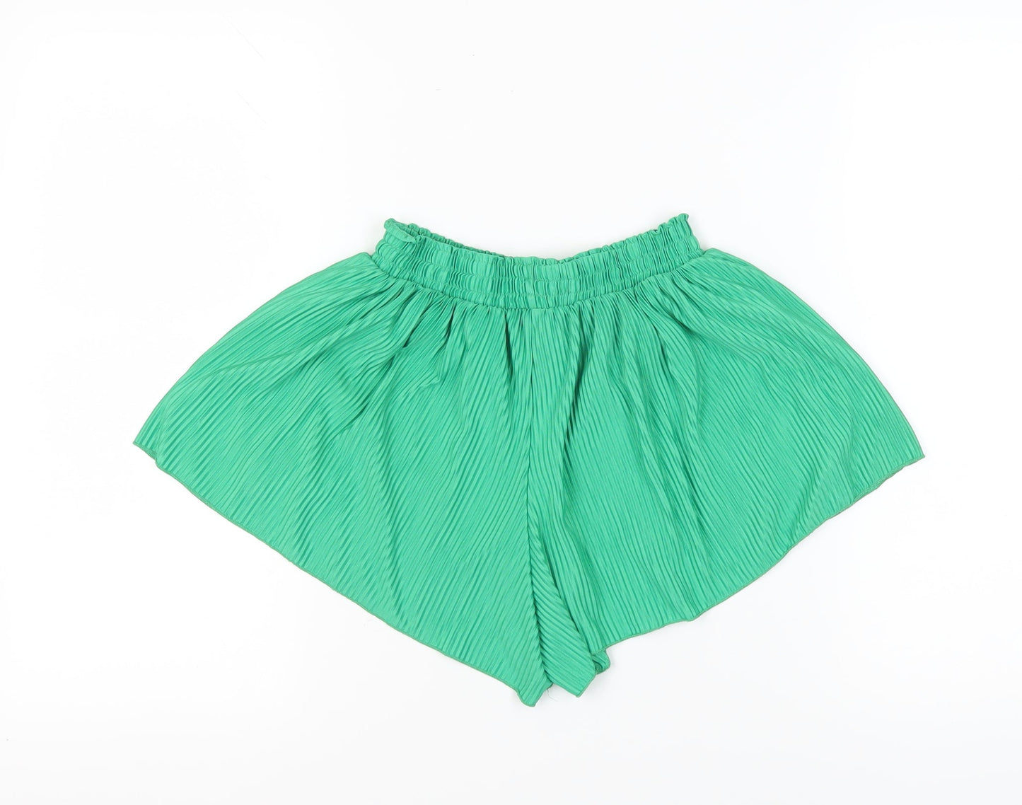 Bershka Women's Green XS Culotte Shorts