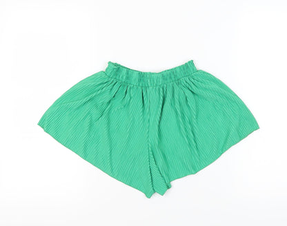 Bershka Women's Green XS Culotte Shorts