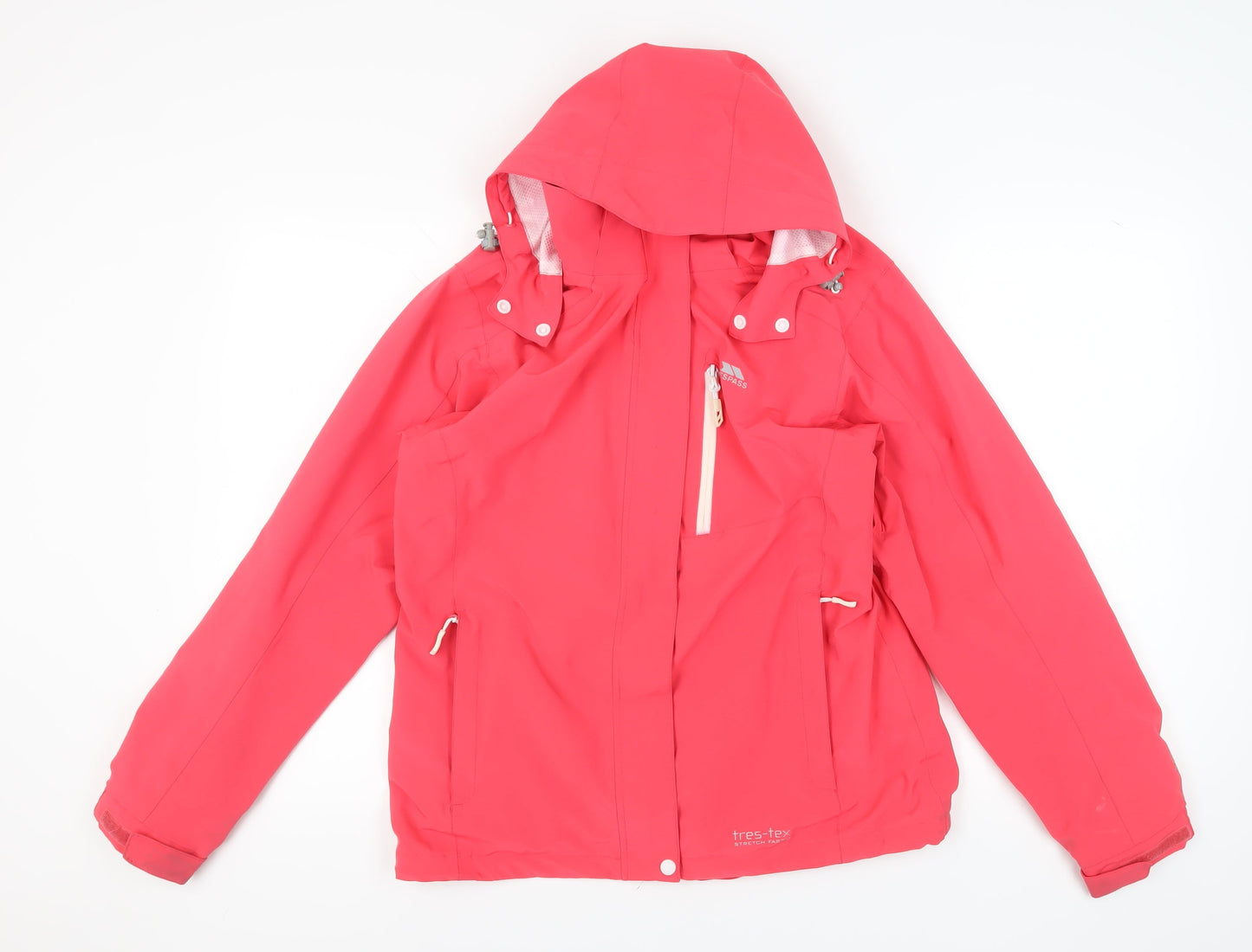 Womens UK Size L Trespass Pink Parka Coat