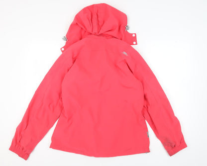 Womens UK Size L Trespass Pink Parka Coat