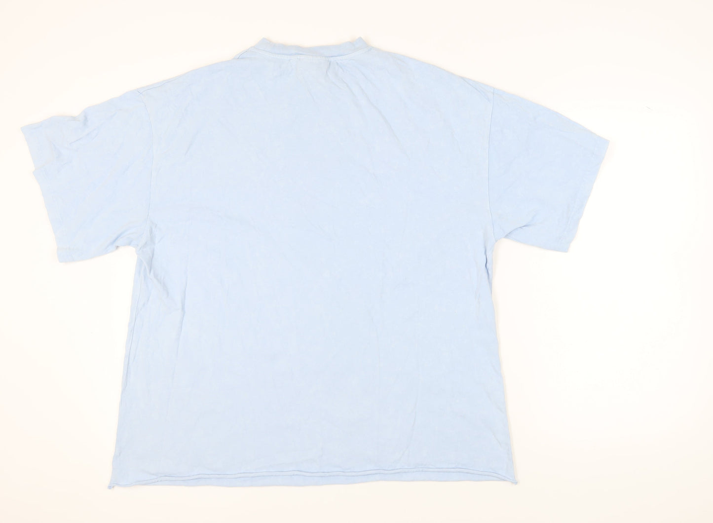 Unisex Adults UK Size XS Reclaimed Vintage Blue  T-Shirt