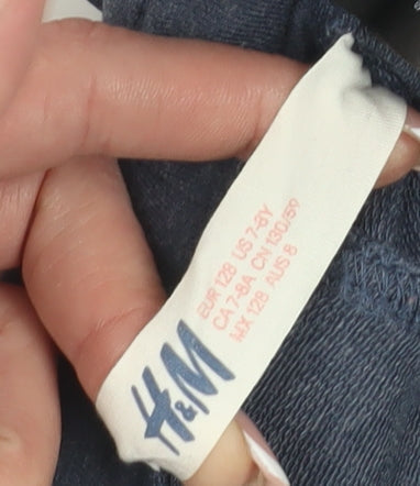 H&M Girls Blue Jegging Leggings, 8-9 Years, Casual Style
