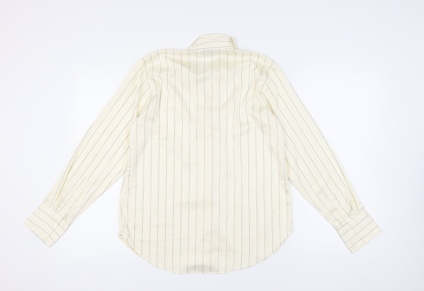 Womens UK Size 10 H&M Beige  Button-Up