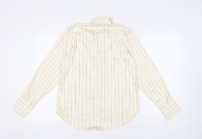 Womens UK Size 10 H&M Beige  Button-Up