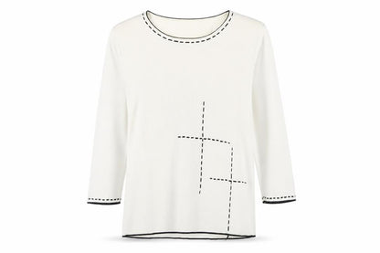 Womens UK Size 2XS SKY designs Ivory Pullover Jumper