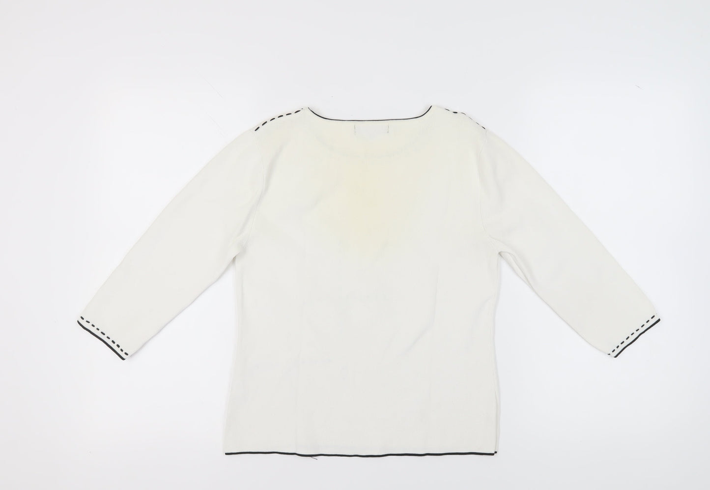 Womens UK Size 2XS SKY designs Ivory Pullover Jumper