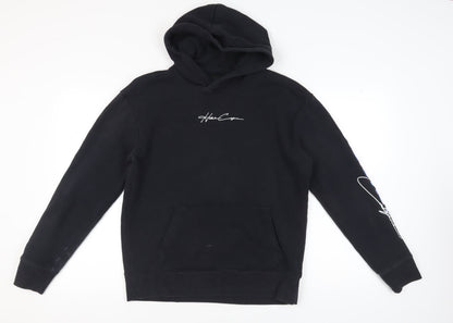 Hollister Unisex Black Hoodie, Medium, Casual Pullover