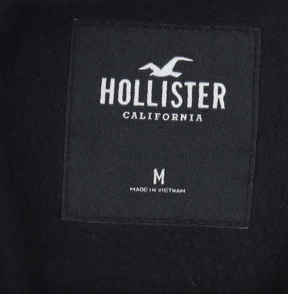 Hollister Unisex Black Hoodie, Medium, Casual Pullover