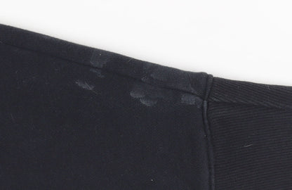 Hollister Unisex Black Hoodie, Medium, Casual Pullover