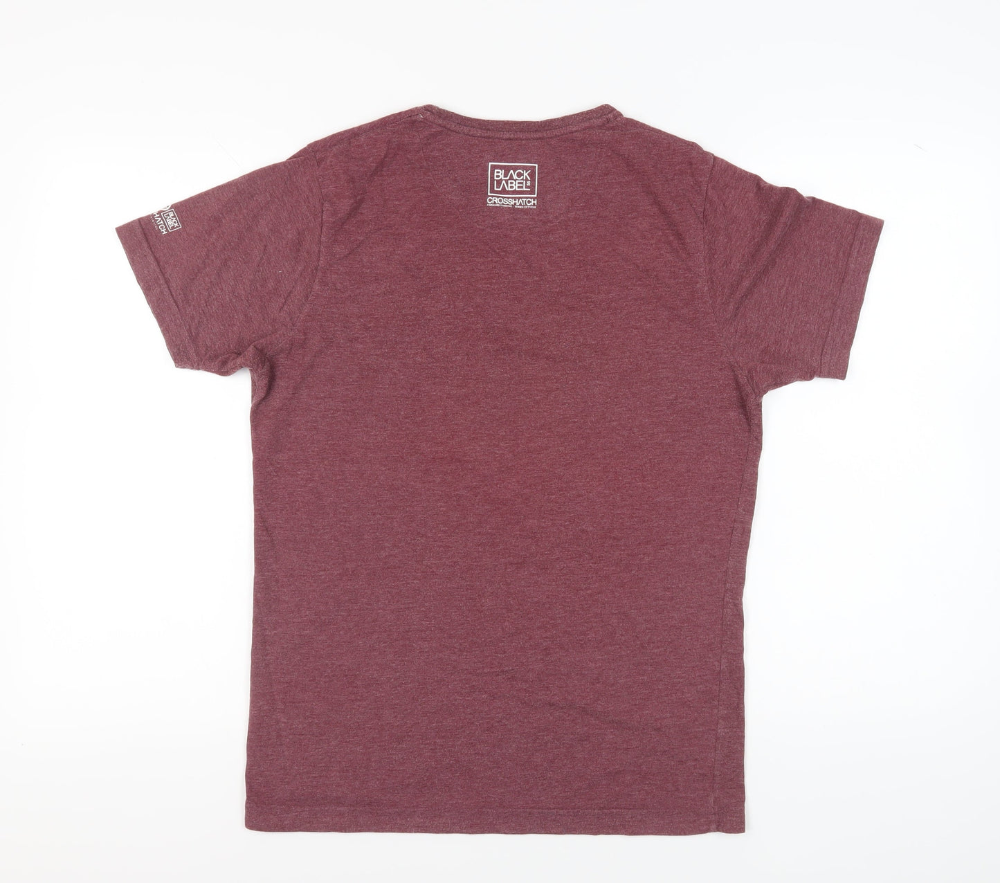 Mens UK Size S Crosshatch Red  T-Shirt