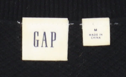 Gap Men's Black M V-Neck Pullover Jumper Casual