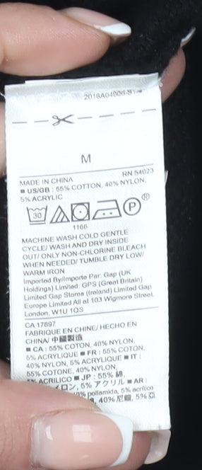 Gap Men's Black M V-Neck Pullover Jumper Casual