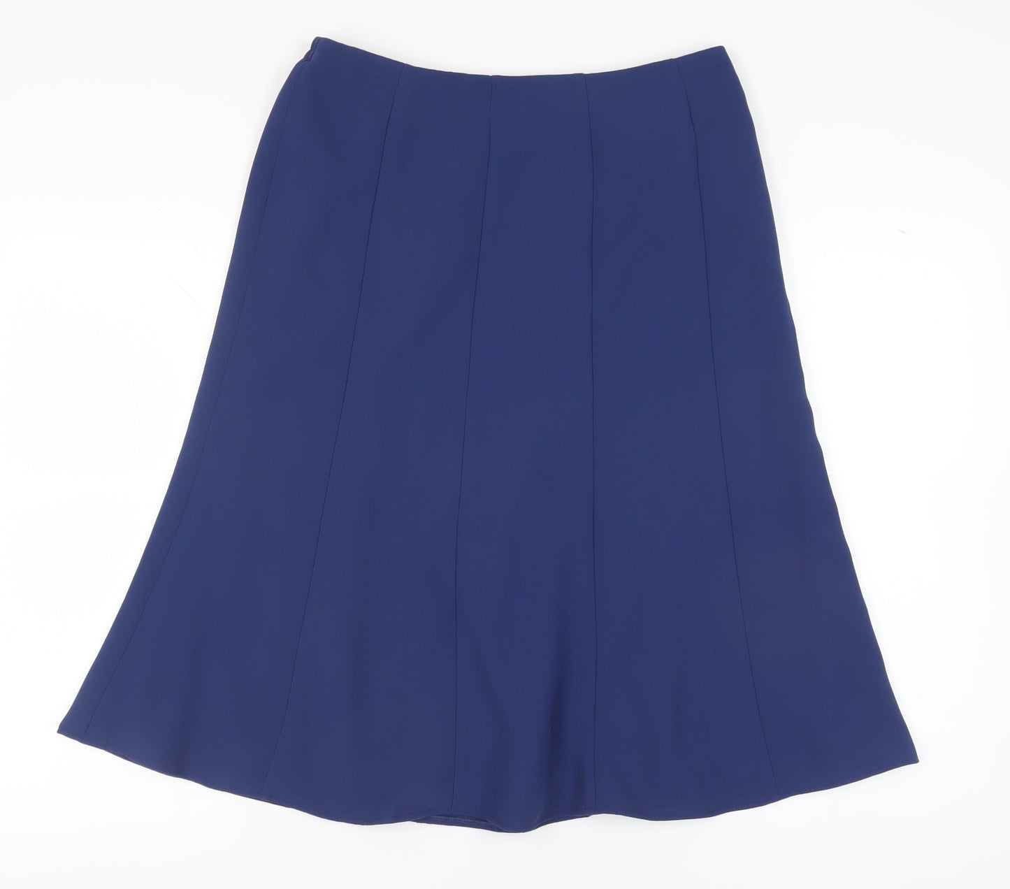 Eastex Women's Blue A-Line Knee Length Skirt