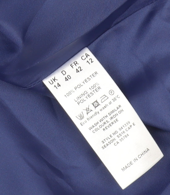 Eastex Women's Blue A-Line Knee Length Skirt