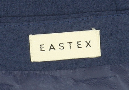 Eastex Women's Blue A-Line Knee Length Skirt