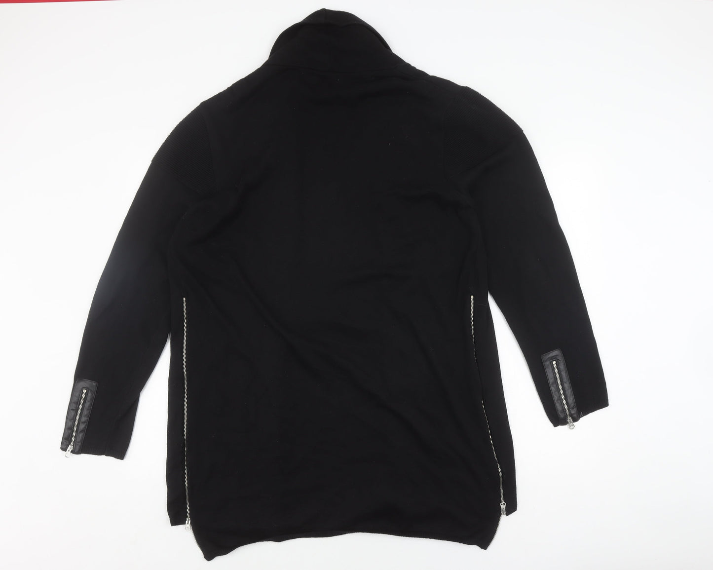 Womens UK Size L River Island Black Cardigan Jumper
