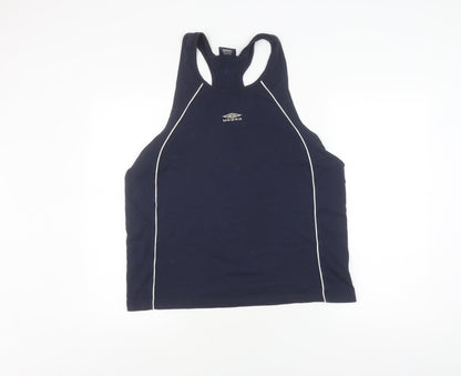 Umbro Men's Black Athletic Gym Tank Top L