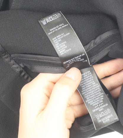 Marks and Spencer Women's Black Limited Edition Jacket - Size 8