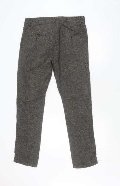 River Island Men's Wool Trousers 34 Waist